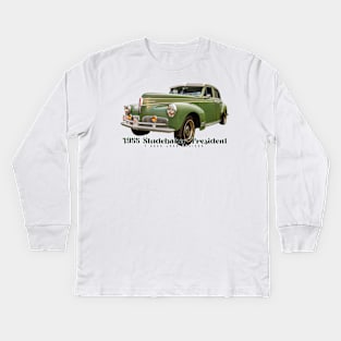 1941 Studebaker President 4 Door Land Cruiser Kids Long Sleeve T-Shirt